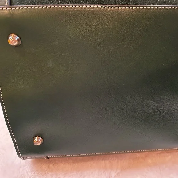 Valentino Dark Green Leather and suede Bag-brand new no tag - Picture 7 of 16